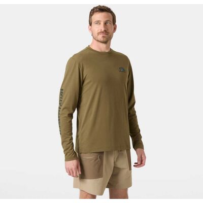 Helly Hansen Skog Graphic Långärmad Tröja Herr Beige L Iron Oxide RödL Helly Hansen Skog Graphic Långärmad Tröja Herr Beige L Iron Oxide RödL