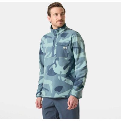 Helly Hansen Maridalen Printed Fleecetröja Herr Marinblå S Dark Mint GrönS Helly Hansen Maridalen Printed Fleecetröja Herr Marinblå S Dark Mint GrönS