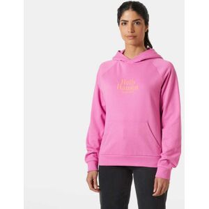 Helly Hansen Dam Core Luvtröja/munktröja Med Tryck Rosa L Cream VitL Helly Hansen Dam Core Luvtröja/munktröja Med Tryck Rosa L Cream VitL