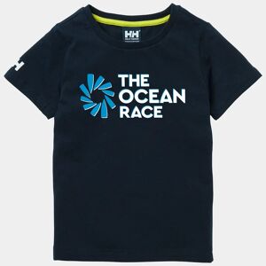 Helly Hansen Kids' And Juniors' Ocean Race Organic Cotton T-shirt Marinblå 104/4 Navy Marinblå104/4