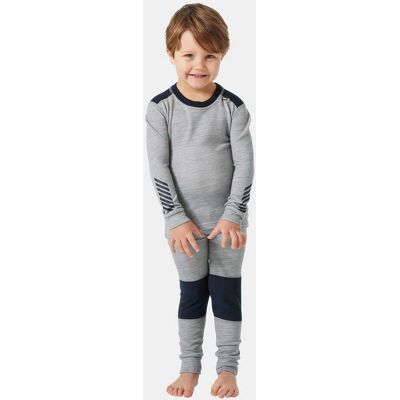 Helly Hansen Kids' Lifa® Merino Wool Base Layer Set - Black/Ebony - 86 Helly Hansen Kids' Lifa® Merino Wool Base Layer Set - Black/Ebony - 86