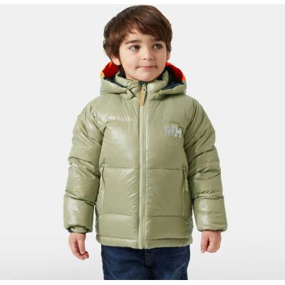 Helly Hansen Kids' Isfjord Down Winter Jacket - Green - 122 Helly Hansen Kids' Isfjord Down Winter Jacket - Green - 122