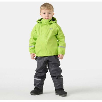 Helly Hansen Kids' Bergen Fleece-lined Rain Set 2.0 - Grey - 86 Helly Hansen Kids' Bergen Fleece-lined Rain Set 2.0 - Grey - 86
