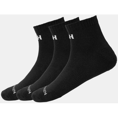 Helly Hansen Unisex 3 Pack Quarter Length Socks Svart 45-47 Black/off White Svart45-47 Helly Hansen Unisex 3 Pack Quarter Length Socks Svart 45-47 Black/off White Svart45-47