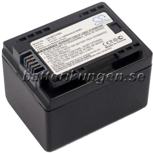 Canon Batteri till Canon som ersätter BP-727 Canon Batteri till Canon som ersätter BP-727