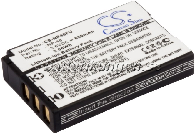 Fujifilm Batteri till Fujifilm som ersätter NP-48 Fujifilm Batteri till Fujifilm som ersätter NP-48