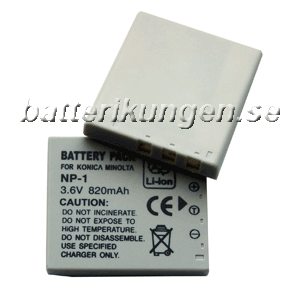 Konica Minolta Batteri till Minolta Dimage X1 Konica Minolta Batteri till Minolta Dimage X1