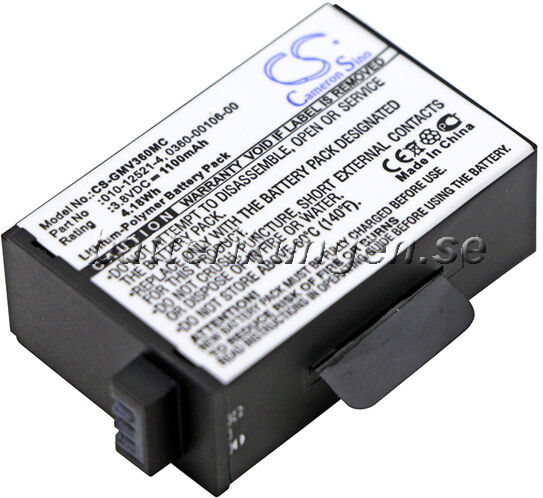 Garmin Batteri till Garmin Virb 360 - 1.100 mAh Garmin Batteri till Garmin Virb 360 - 1.100 mAh
