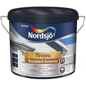 Nordsjö Täcklasyr, Tinova excellent exterior, vit, 10 L