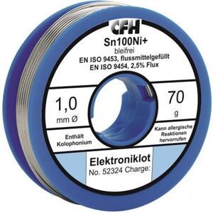 Lödtråd för elektronik, 1,0 mm, 70 g