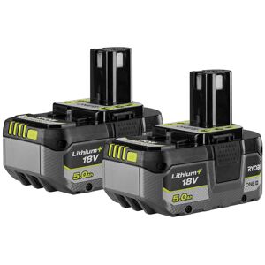 Ryobi Batterikit 18V 5,0 Ah, RB1850X2F24