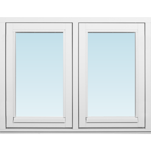 Svenska Fönster Sf Sidohängt Fönster Utåtgående 880x680mm  2-Luft, Insida Trä Utsida Trä, 2-Glas  (9x7)