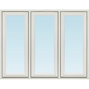 Svenska Fönster Sf Sidohängt Fönster 1380x1080mm 3-Luft, Insida Trä Utsida Trä, 3-Glas  (14x11)