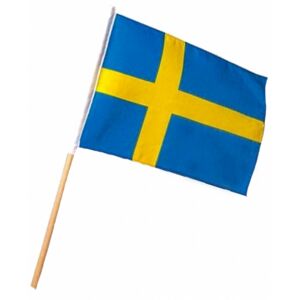 Svensk flagga, 30 x 40 cm.