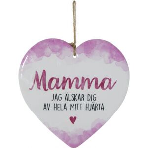 Keramikhjärta Mamma