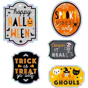 Halloween flasketiketter