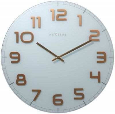NeXtime Väggklocka Classy Large Vit 50 cm NeXtime Väggklocka Classy Large Vit 50 cm
