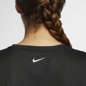 Nike Kortärmad löpartopp Nike Miler för kvinnor - Svart Svart XL
