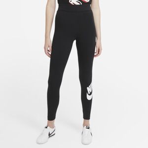 Nike Leggings med hög midja och logga Nike Sportswear Essential för kvinnor - Svart Svart XS Short
