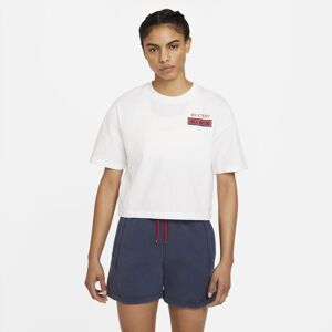 Nike Kortärmad t-shirt Paris Saint-Germain för kvinnor - Vit Vit L