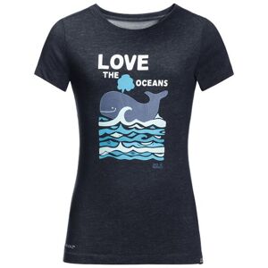 Jack Wolfskin Ocean T-Shirt Kids Night Blue (Storlek: 152)