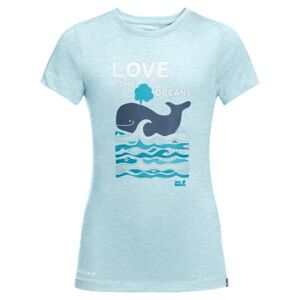 Jack Wolfskin Ocean T-Shirt Kids Gulf Stream (Storlek: 128)