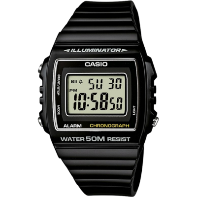 Casio W-215H-1AVDF Unisex Illuminator Digital Sportklocka - Svart Casio W-215H-1AVDF Unisex Illuminator Digital Sportklocka - Svart