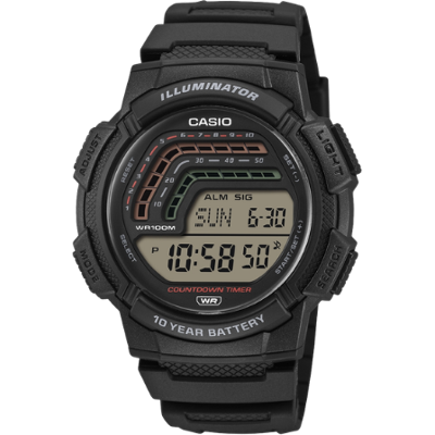 Casio WS-1800-1AVEF Digital Sportklocka - Svart Casio WS-1800-1AVEF Digital Sportklocka - Svart