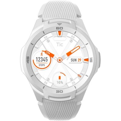 Mobvoi TicWatch S2 - Vit - Vattentät 5 ATM - GPS - Hjärtfrekvensmätare Mobvoi TicWatch S2 - Vit - Vattentät 5 ATM - GPS - Hjärtfrekvensmätare