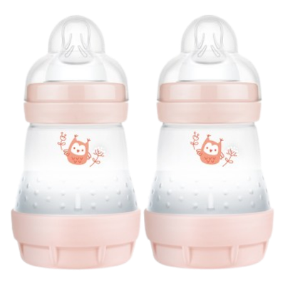 MAM Easy Start Anti Colic Pink Bottle – 2 x 160 ml MAM Easy Start Anti Colic Pink Bottle – 2 x 160 ml
