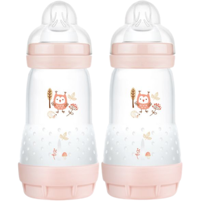 MAM Easy Start Anti Colic Pink Bottle – 2 x 260 ml MAM Easy Start Anti Colic Pink Bottle – 2 x 260 ml