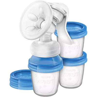 Philips Avent SCF330 Bröstpump med 3 koppar Philips Avent SCF330 Bröstpump med 3 koppar