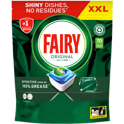 Fairy Febreze Allt-i-ett disktabletter - 70 tabletter Fairy Febreze Allt-i-ett disktabletter - 70 tabletter