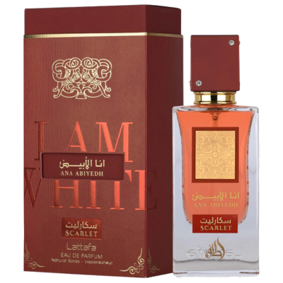 Lattafa Ana Abiyedh Scarlet Unisex Eau de Parfum – 60ml Lattafa Ana Abiyedh Scarlet Unisex Eau de Parfum – 60ml