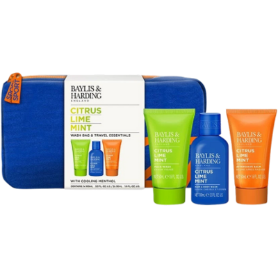 Baylis & Harding Citrus Lime & Mint Washbag Gift Set Baylis & Harding Citrus Lime & Mint Washbag Gift Set