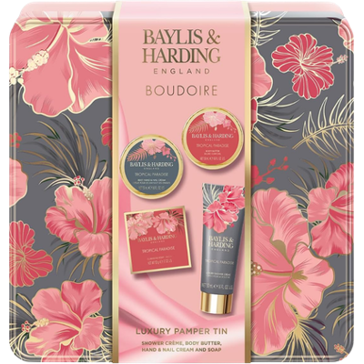Baylis & Harding Boudoire Tropical Paradise Luxury Pamper Tin Gift Set Baylis & Harding Boudoire Tropical Paradise Luxury Pamper Tin Gift Set