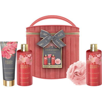 Baylis & Harding Boudoire Tropical Paradise Vanity Beauty Bag Baylis & Harding Boudoire Tropical Paradise Vanity Beauty Bag