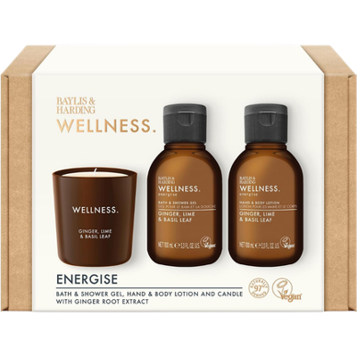Baylis & Harding Ginger, Lime & Basil Leaf Wellness Energise Gift Set Baylis & Harding Ginger, Lime & Basil Leaf Wellness Energise Gift Set