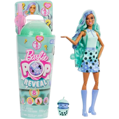 Barbie Pop Reveal Bubble Tea Series – Green Tea Barbie Pop Reveal Bubble Tea Series – Green Tea