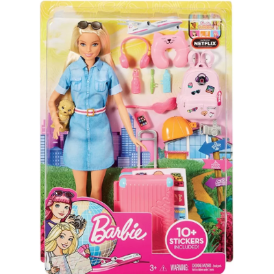 Barbie Dreamhouse Docka & Reseset Barbie Dreamhouse Docka & Reseset