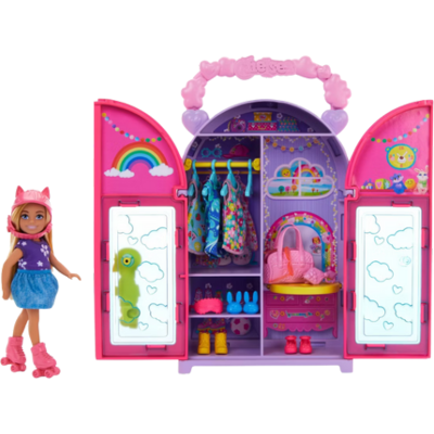 Mattel Barbie Chelsea Closet & Doll Toy Playset Mattel Barbie Chelsea Closet & Doll Toy Playset