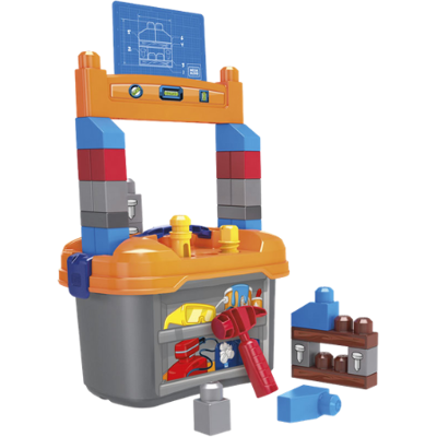 Mega Bloks Lil' Building arbetsbänk - 36 delar Mega Bloks Lil' Building arbetsbänk - 36 delar