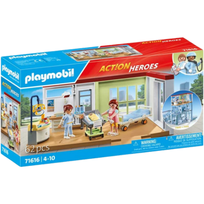 Playmobil Action Heroes Fødeafdeling Legesæt Playmobil Action Heroes Fødeafdeling Legesæt