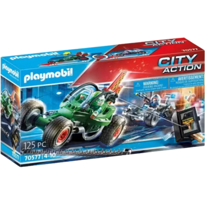 Playmobil City Action Polis Go-Kart Flykt Lekset Playmobil City Action Polis Go-Kart Flykt Lekset