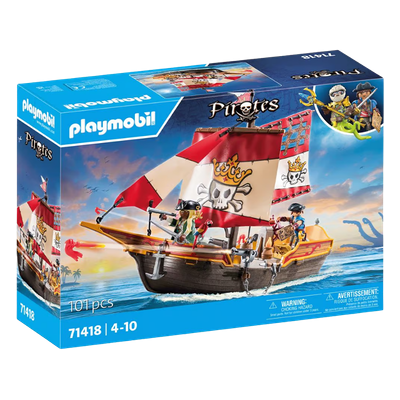 Playmobil Pirat mot Havspirat Skeppslekset - 71418 Playmobil Pirat mot Havspirat Skeppslekset - 71418