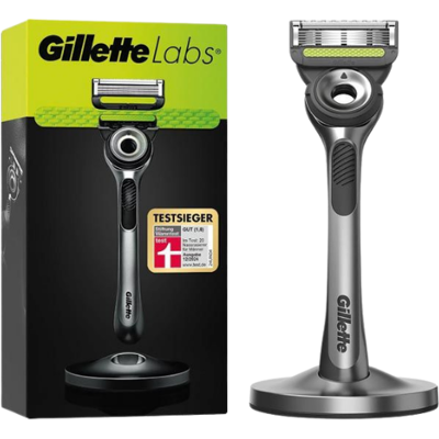 Gillette Labs Rakhyvel för Män med Exfolierande Bar & Magnetiskt Ställ Gillette Labs Rakhyvel för Män med Exfolierande Bar & Magnetiskt Ställ