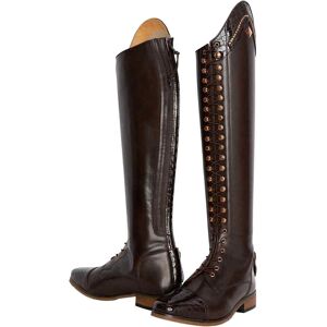 Imperial Riding Ridstövlar Olania Dressage Wide Brown-Brown Croco (37)