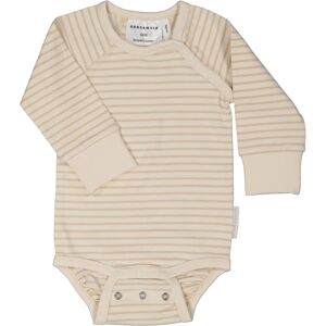 Geggamoja Body Bambu Classic Vit/Beige 74/80