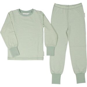 Geggamoja Tvådelad Pyjamas Bambu Classic Ljusgrön/Grön 86/92