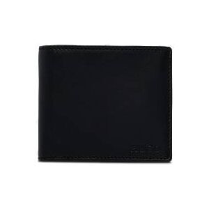 HUGO Leather billfold wallet with logo details